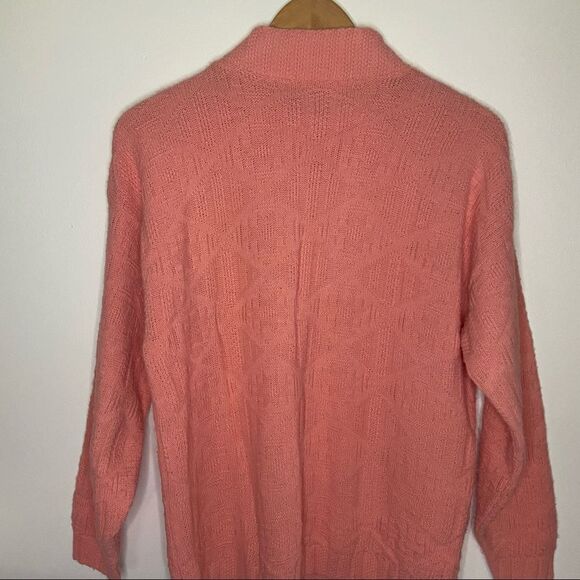Vintage Spunky Coral/Pink Sweater - Picture 9 of 10